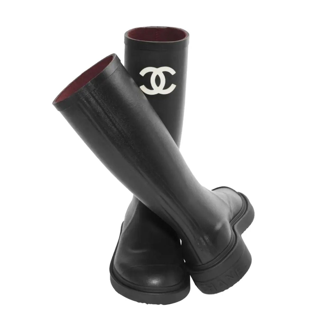 Chanel Rain Boots